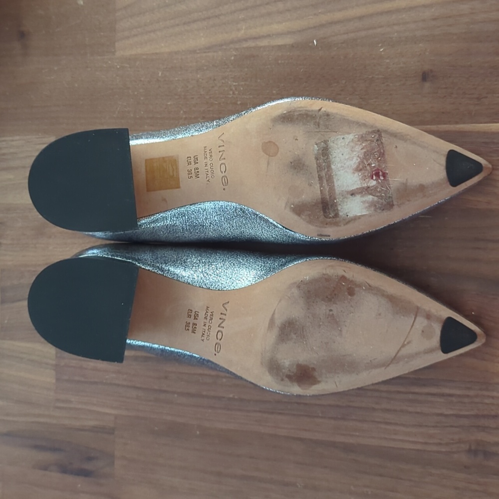 VINCE Rafe pointy toe block heel pumps - Picture 10 of 13